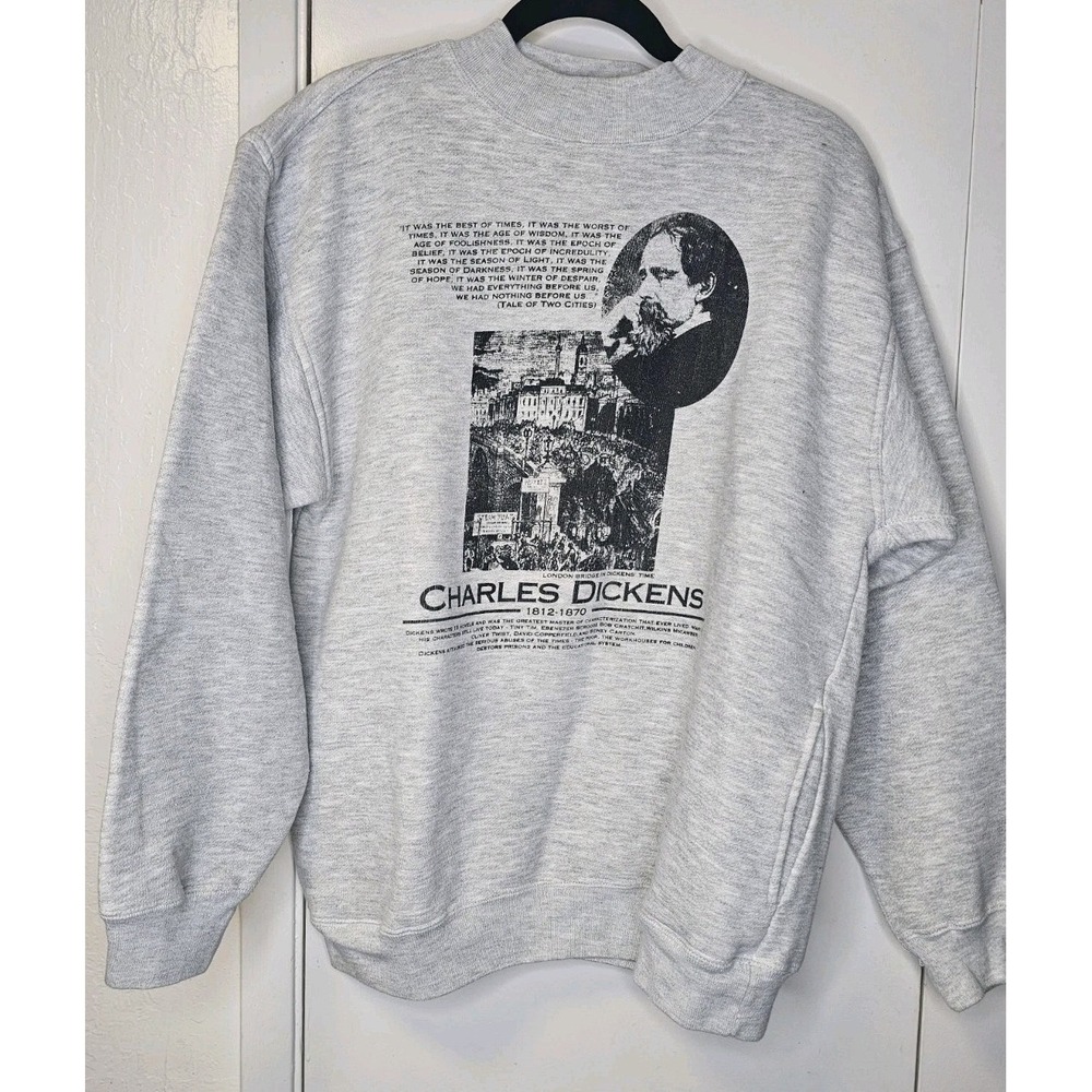 Vibtage BAC CHARLES Dickens Sweter Size M‎